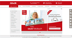 Desktop Screenshot of cewe-fotobuch.de